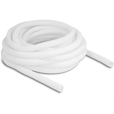Delock Funda trenzada - Fermeture automatique, 10m x 13mm, Blanc - Publicité Delock Funda trenzada - Fermeture automatique, 10m x 13mm, Blanc - Publicité