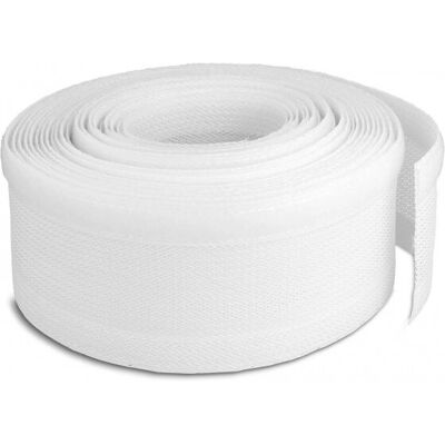 DeLOCK Gaine tressée avec velcro, 10 m x 32 mm, blanc - Publicité DeLOCK Gaine tressée avec velcro, 10 m x 32 mm, blanc - Publicité