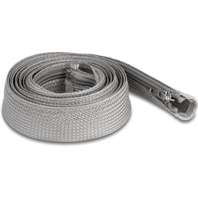 DeLOCK 20831 Gaine de protection pour câble - Résistante à la chaleur, Réutilisable, Flexible - 2m - Publicité DeLOCK 20831 Gaine de protection pour câble - Résistante à la chaleur, Réutilisable, Flexible - 2m - Publicité
