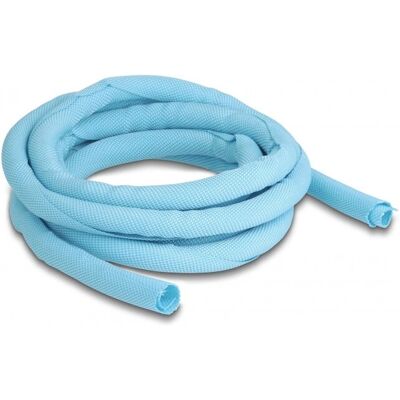 DeLOCK Manchon en polyester auto-fermable, 2 m, Bleu - Publicité DeLOCK Manchon en polyester auto-fermable, 2 m, Bleu - Publicité
