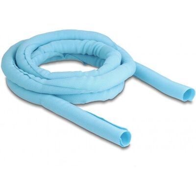 DeLOCK 20878 Manchon tissé - Fermeture automatique, 2 m, Bleu - Protection de câbles - Publicité DeLOCK 20878 Manchon tissé - Fermeture automatique, 2 m, Bleu - Protection de câbles - Publicité