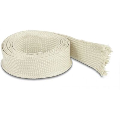 Manchon tressé de fibres Nomex 2 m - Protection de câbles - Publicité Manchon tressé de fibres Nomex 2 m - Protection de câbles - Publicité
