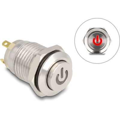 DeLOCK 20981 Bouton-poussoir - Argent - Contrôle Industriel - Publicité DeLOCK 20981 Bouton-poussoir - Argent - Contrôle Industriel - Publicité