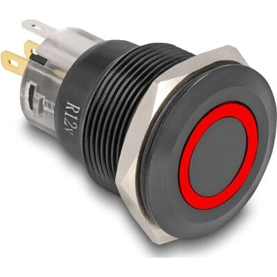 DeLOCK 22015 Drucktaster - LED, IP65, 22 mm DeLOCK 22015 Drucktaster - LED, IP65, 22 mm