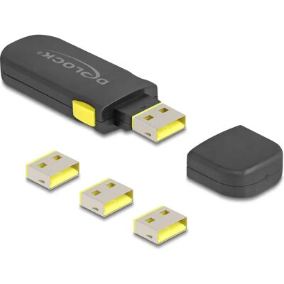 DeLOCK 22031 port blocker - USB Type-A Black, Yellow DeLOCK 22031 port blocker - USB Type-A Black, Yellow