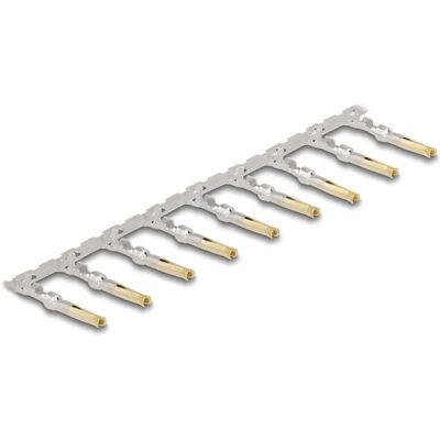DeLock 35179 Kabelverbinder - Crimpkontakte für D-Sub, 10.000 Stk, Gold/Silber DeLock 35179 Kabelverbinder - Crimpkontakte für D-Sub, 10.000 Stk, Gold/Silber