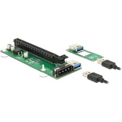 DeLOCK Modell 41428 PCIe Riser Kártya - Grafika & M.2 Adapter DeLOCK Modell 41428 PCIe Riser Kártya - Grafika & M.2 Adapter