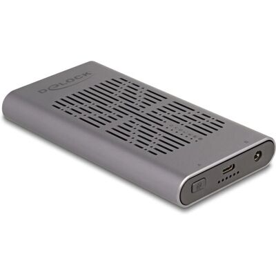 Carcasa de almacenamiento DeLOCK 42027 - Soporta 2 x SSD M.2 NVMe, Clonación, Sin herramientas, Gris Carcasa de almacenamiento DeLOCK 42027 - Soporta 2 x SSD M.2 NVMe, Clonación, Sin herramientas, Gris