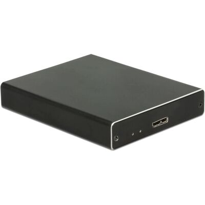 DeLOCK 42588 SSD-Gehäuse - Schwarz - RAID 0, 1 Unterstützung DeLOCK 42588 SSD-Gehäuse - Schwarz - RAID 0, 1 Unterstützung