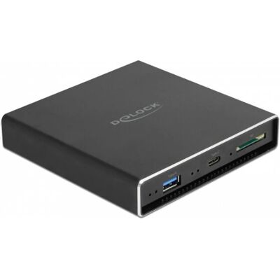 DeLOCK 42618 Externes Speichergehäuse - Schwarz - SATA 6Gb/s DeLOCK 42618 Externes Speichergehäuse - Schwarz - SATA 6Gb/s