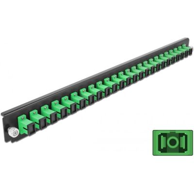 Delock Glasfaser-Spleißboxpaneel 24 Ports 1U Delock Glasfaser-Spleißboxpaneel 24 Ports 1U