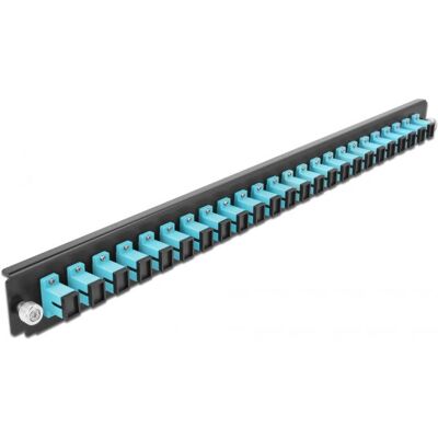 DeLOCK 43354 - Glasfaser-Patchpanel - 24 Ports - Aquamarin - 1U DeLOCK 43354 - Glasfaser-Patchpanel - 24 Ports - Aquamarin - 1U