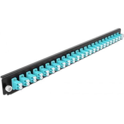 DeLOCK 43360 Patch Panel - 24 LC MM - Aigue-marine - 1U - 19" DeLOCK 43360 Patch Panel - 24 LC MM - Aigue-marine - 1U - 19"