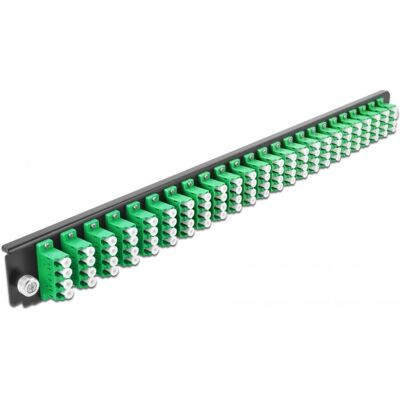 Delock 43370 Patch Panel for 19" Rack 1U Green Delock 43370 Patch Panel for 19" Rack 1U Green