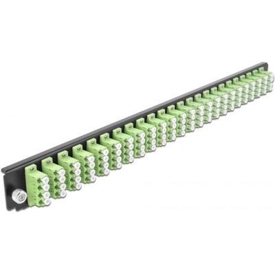Delock 43374 Frontpatch Panel 24 LC Quad Hellgrün - Patch Panel Delock 43374 Frontpatch Panel 24 LC Quad Hellgrün - Patch Panel