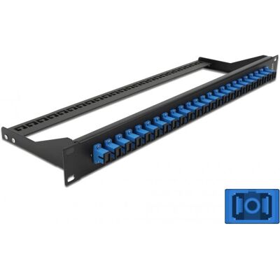DeLOCK 43380 Panel de Fibra 24 Puertos SC Simplex - Fibra Óptica, 1U DeLOCK 43380 Panel de Fibra 24 Puertos SC Simplex - Fibra Óptica, 1U