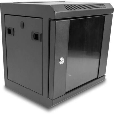 DeLock 43417 Rack-Gehäuse - 6U, schwarz, Wand-/Bodenmontage DeLock 43417 Rack-Gehäuse - 6U, schwarz, Wand-/Bodenmontage