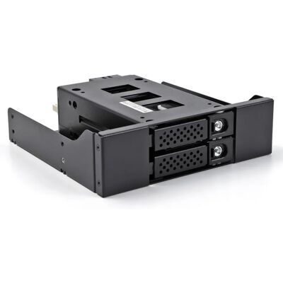DeLock 47011 Laufwerkschacht - Schwarz - Unterstützt 2x 2,5" SSD HDD DeLock 47011 Laufwerkschacht - Schwarz - Unterstützt 2x 2,5" SSD HDD