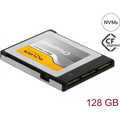DeLock 54065 Speicherkarte - 128GB CFexpress Typ B DeLock 54065 Speicherkarte - 128GB CFexpress Typ B