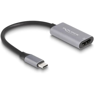 DeLOCK USB-C zu HDMI 8K Adapter - HDR, 15cm, Grau/Schwarz - Grafikadapter DeLOCK USB-C zu HDMI 8K Adapter - HDR, 15cm, Grau/Schwarz - Grafikadapter
