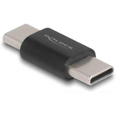 Delock USB-C Gender Changer - Schwarz - Datenübertragung & Strom Delock USB-C Gender Changer - Schwarz - Datenübertragung & Strom