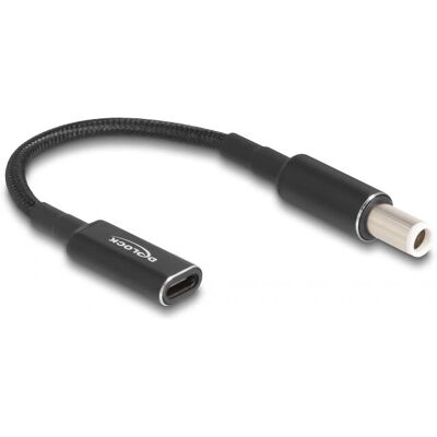 DeLock Adapterkabel für Notebook - USB-C schwarz 15cm DeLock Adapterkabel für Notebook - USB-C schwarz 15cm