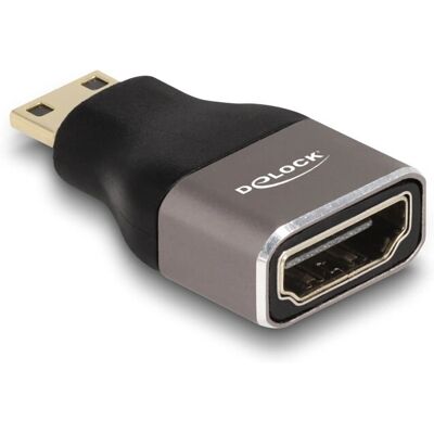 DeLOCK HDMI Mini-C zu HDMI-A Adapter - 8K 60Hz DeLOCK HDMI Mini-C zu HDMI-A Adapter - 8K 60Hz