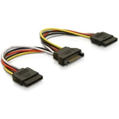 DeLOCK 60105 Tápfeszültség kábel SATA 15cm - SATA HDD-hez DeLOCK 60105 Tápfeszültség kábel SATA 15cm - SATA HDD-hez