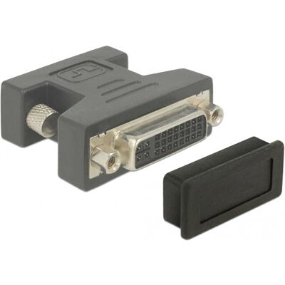 DeLOCK DVI Female Staubschutz - Schwarz - 10 Stk - Steckersicherheitsabdeckung DeLOCK DVI Female Staubschutz - Schwarz - 10 Stk - Steckersicherheitsabdeckung