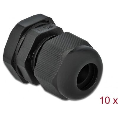Calamita per cavi in plastica DeLOCK 60196 - Impermeabile IP68 - Confezione da 10 Calamita per cavi in plastica DeLOCK 60196 - Impermeabile IP68 - Confezione da 10