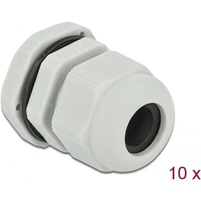 DeLock Kabelverschraubung 60199 - Wasserdicht - 10 Stück DeLock Kabelverschraubung 60199 - Wasserdicht - 10 Stück