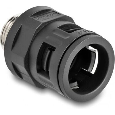 DeLOCK M20 conduit fitting - black - 2 pcs DeLOCK M20 conduit fitting - black - 2 pcs