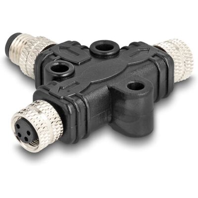 Divisor de cables DeLOCK 60576 M8 IP67 - Automatización industrial Divisor de cables DeLOCK 60576 M8 IP67 - Automatización industrial