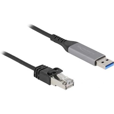 Delock USB zu LAN Kabel 2m - Gigabit Ethernet - Plug & Play Delock USB zu LAN Kabel 2m - Gigabit Ethernet - Plug & Play