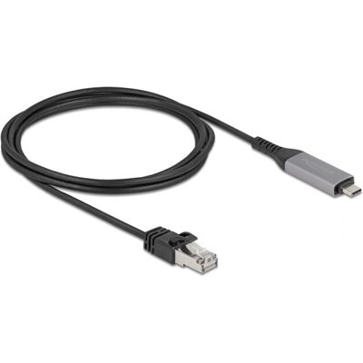 DeLOCK 60760 USB-C auf Gigabit Ethernet Kabel - Schwarz DeLOCK 60760 USB-C auf Gigabit Ethernet Kabel - Schwarz