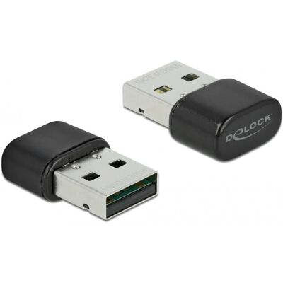 DeLOCK Adaptateur USB Wi-Fi et Bluetooth 4.2 double bande 433 Mbps - Carte réseau - Publicité DeLOCK Adaptateur USB Wi-Fi et Bluetooth 4.2 double bande 433 Mbps - Carte réseau - Publicité