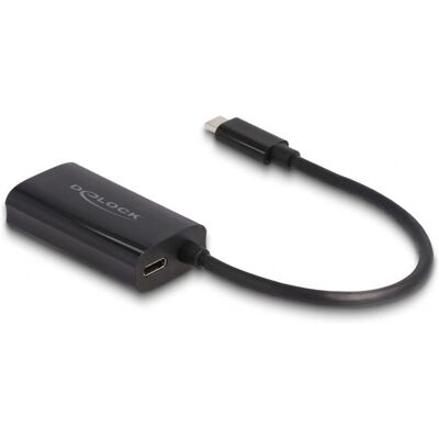 Adaptador USB-C a Ethernet Gigabit DeLock - 100W Power Delivery Adaptador USB-C a Ethernet Gigabit DeLock - 100W Power Delivery