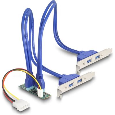 DeLock M.2 B+M Konverter zu 4x USB 3.0 Adapter - 50cm Kabel DeLock M.2 B+M Konverter zu 4x USB 3.0 Adapter - 50cm Kabel