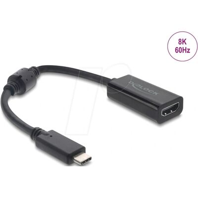 DeLOCK 61085 USB-C auf HDMI Adapter - 8K 60Hz HDR DeLOCK 61085 USB-C auf HDMI Adapter - 8K 60Hz HDR