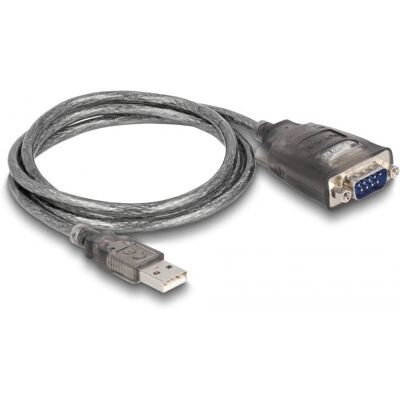Delock USB till Seriell - RS-232 - Svart Delock USB till Seriell - RS-232 - Svart