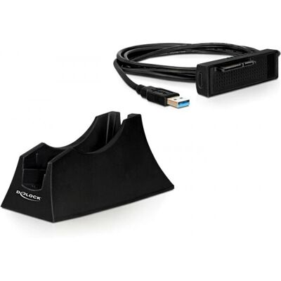 Station d'accueil pour ordinateur portable DeLOCK 61858 - Noir Station d'accueil pour ordinateur portable DeLOCK 61858 - Noir