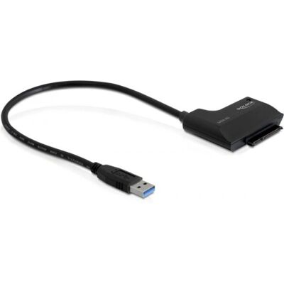 Convertitore USB 3.0 a SATA 6 Gb/s DeLOCK - Nero - Scheda/Adattatore Convertitore USB 3.0 a SATA 6 Gb/s DeLOCK - Nero - Scheda/Adattatore