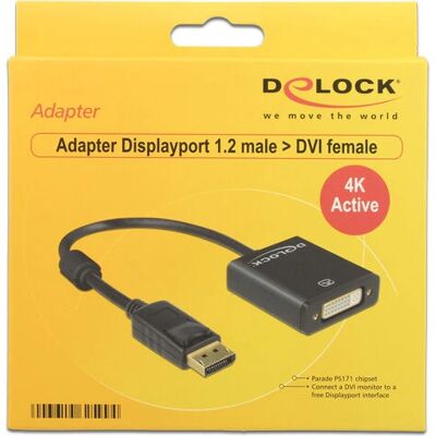 DeLOCK 62599 Videokabeladapter - 4K Sort DeLOCK 62599 Videokabeladapter - 4K Sort