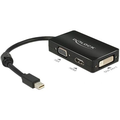Delock Adapter Mini DisplayPort VGA HDMI DVI Delock Adapter Mini DisplayPort VGA HDMI DVI