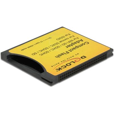 DeLOCK 62637 Adattatore Scheda di Memoria - SD, SDHC, SDXC, Compact Flash DeLOCK 62637 Adattatore Scheda di Memoria - SD, SDHC, SDXC, Compact Flash