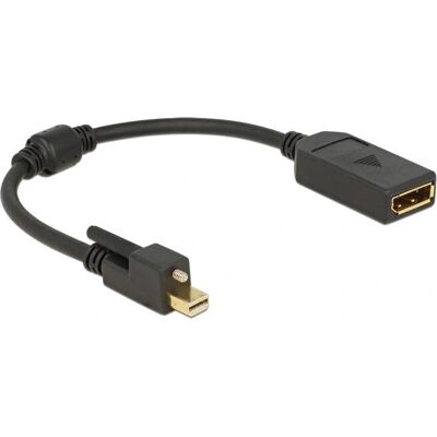 Cavo DisplayPort DeLOCK 62638 - 0,25 m - Nero Cavo DisplayPort DeLOCK 62638 - 0,25 m - Nero