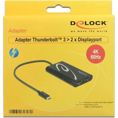 DeLOCK 62708 Videokabeladapteri - Musta DeLOCK 62708 Videokabeladapteri - Musta