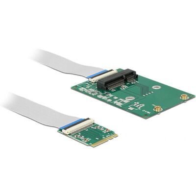 Adaptor M.2 către Mini PCIe DeLOCK - Compatibil cu WLAN, Bluetooth, NFC Adaptor M.2 către Mini PCIe DeLOCK - Compatibil cu WLAN, Bluetooth, NFC