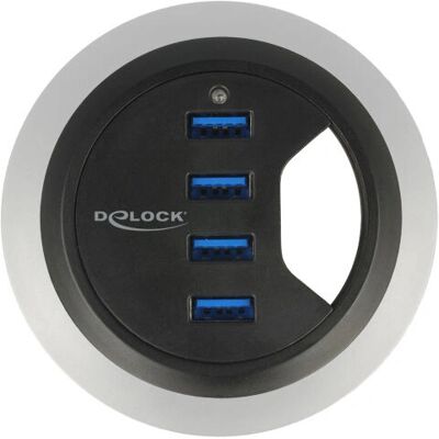 DeLOCK 62868 USB Hub - 4 Port, Black DeLOCK 62868 USB Hub - 4 Port, Black