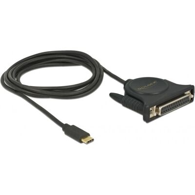 Adaptador USB-C a Paralelo DeLOCK - 1.8m Adaptador USB-C a Paralelo DeLOCK - 1.8m